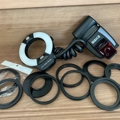 発送可能　マクロリングLED+ストロボライト　モデル撮影　YouTube SNSの画像