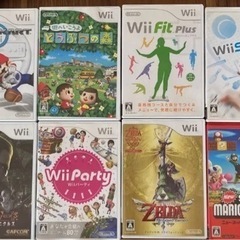 Wii本体、ソフト、リモコン各種、Wii fit Plus セットの画像
