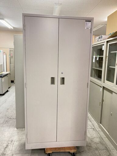 中古　美品　コクヨ　両開き書庫　開き戸　観音開き　スチール書庫　書庫　書類整理収納庫　5段　鍵付　W880×D380×H1790　愛知　岐阜　三重　一宮市 グッドプライス一宮
