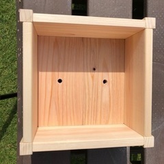 檜の植木鉢　ハンドメイド　タイプDの画像