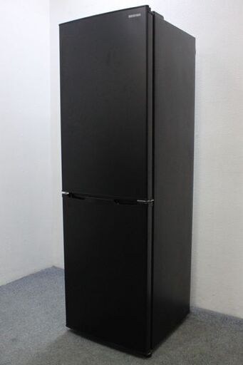 アイリスオーヤマ IRSE-16A-B ノンフロン冷凍冷蔵庫 162L ブラック 冷凍室62L 2021年製 IRIS  中古家電 店頭引取歓迎 R5482)