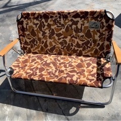 キャプテンスタッグ 鹿ベンチ カモフラ柄