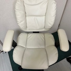 ワークチェア デスクチェア Nシールド リアン ホワイト ニトリ 