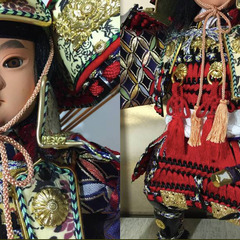 表情が大変凛々しく美しい 五月人形 久月 「立武者」 兜 鎧 甲冑 端午の節句 子供の日 ガラスケース付 直接受け渡し歓迎 ^o^の画像