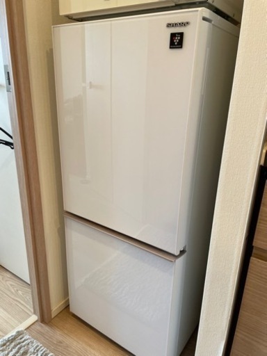シャープ　SJ-GD14E-W プラズマクラスター冷蔵庫