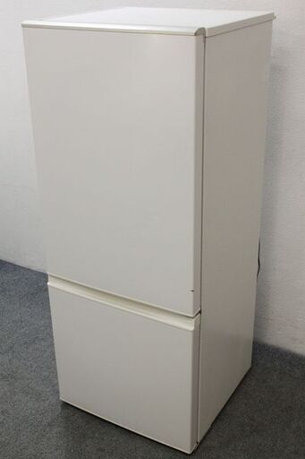 アクア AQR-18G(W) 冷蔵庫 184L 右開き 2ドア ミルク 単身者 一人暮らし 耐熱100℃テーブル 2018年製 AQUA  中古家電 店頭引取歓迎 R5486)