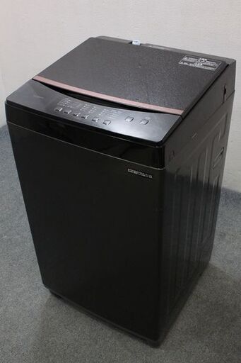 アイリスオーヤマ IAW-T603BL 全自動洗濯機 6kg ブラック 2021年製 IRIS  中古家電 店頭引取歓迎 R5489)