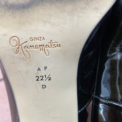 銀座かねまつエナメルパンプス22.5センチ　入学式にも♪の画像