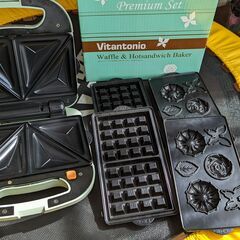 Vitantonio ビタントニオ ワッフル＆ホットサンドベーカ...
