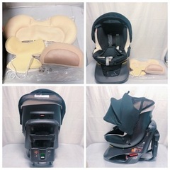 DGP1 ALLEBEBE エールベベ　チャイルドシート　2046-70601B 体重2.500g～18KG 身長50cm～100cm 年齢目安 新生児～4歳頃まで の画像