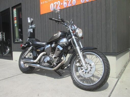 ★２８万円！ビラーゴ２５０　セル１　実働車★ヤマハ　３DM　バックレスト付き！ビラーゴ　アメリカン　走行少ない！