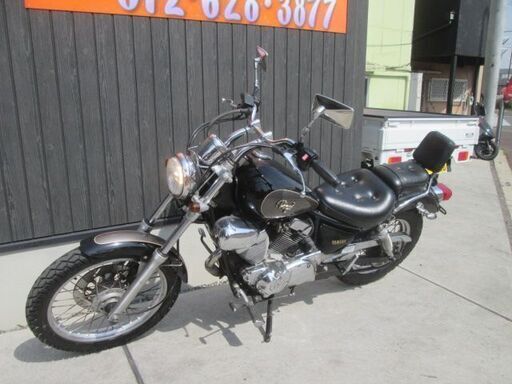 ★２８万円！ビラーゴ２５０　セル１　実働車★ヤマハ　３DM　バックレスト付き！ビラーゴ　アメリカン　走行少ない！