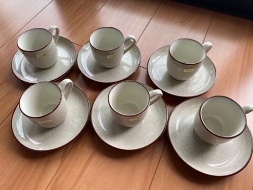 ノリタケ　noritake FOLKSTONE カップ\u0026ソーサー レトロ　昭和