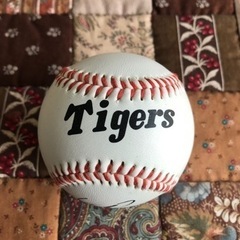 阪神タイガース・サインボール（プリント）・金本知憲選手の画像