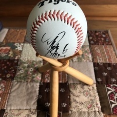 阪神タイガース・サインボール（プリント）・金本知憲選手