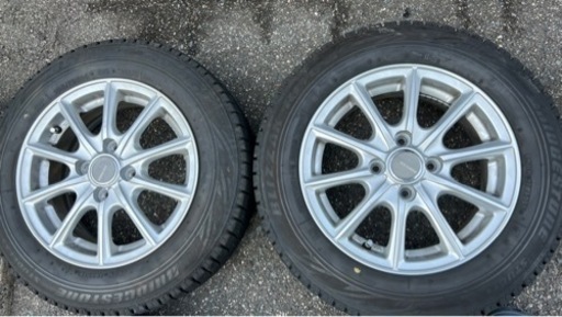 14インチｘ5.5J +45 PCD:100 4H ブリザック REVO GZ 165/70R14