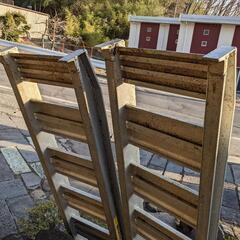 引取限定！日軽アルミブリッジ　2100mm 中古！丈夫な作り1t？0.5t？の画像