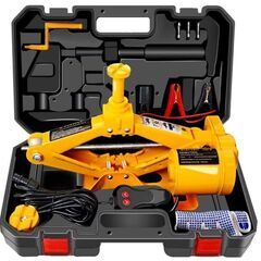 新品　未使用　そのほかも色々激安にて、出品してます！！E-HEELP 電動ジャッキ 3t 車用電動ジャッキ 12V 耐荷重 3トン ジャッキアップ 自動車 タイヤ交換電動じゃっき SUV・普通自動車対応車用ジャッキ 安全警告収納ケース付きの画像
