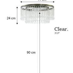 シャンデリア　 LED 対応　クリスタル　アンティークの画像
