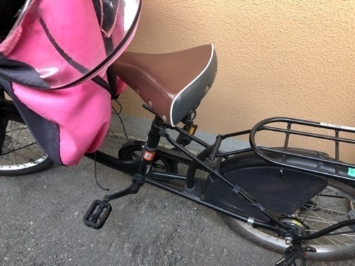 非電動自転車　前乗り子供乗せ付き