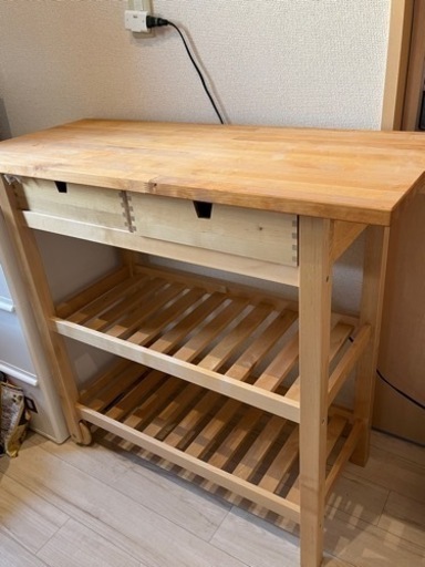 ☆即購入可！☆IKEA キッチンワゴン　フォルホイア