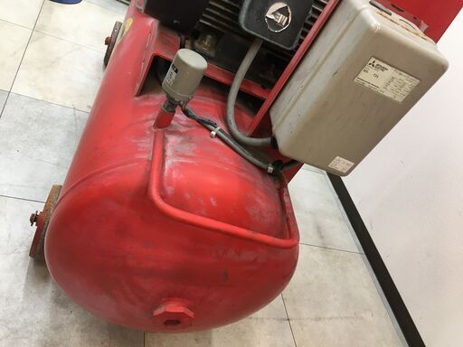 富士 FUJI フジ 三相200V エアーコンプレッサー OW-55 5.5kW 7馬力 260L 中古品 2017年3月製造