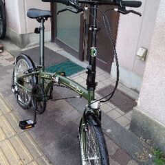 DAHON D6 折りたたみ自転車 2018年製 マットカーキ