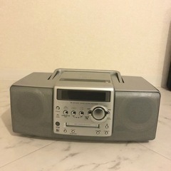 【差し上げます】CDMDラジカセ　kenwood