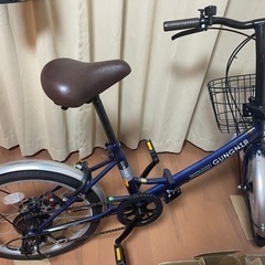 綺麗です。ギア付 折り畳み自転車 20インチ