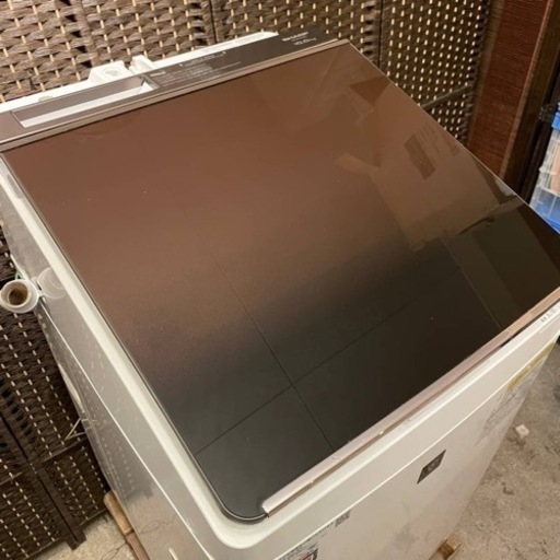 【売約済み】シャープ SHARP ES-PU10C-T 縦型洗濯乾燥機  [洗濯10.0kg /乾燥5.0kg /ヒーター乾燥(水冷・