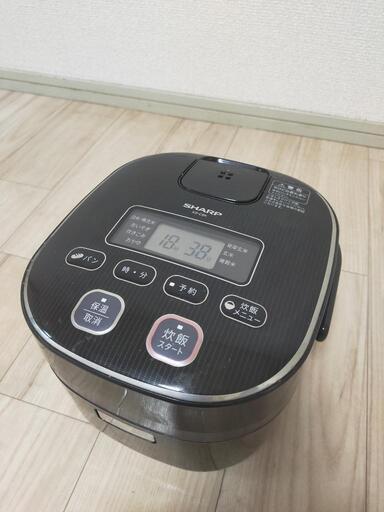 炊飯器 シャープ KS-C5K-B マイコン炊飯ジャー(3合炊き)