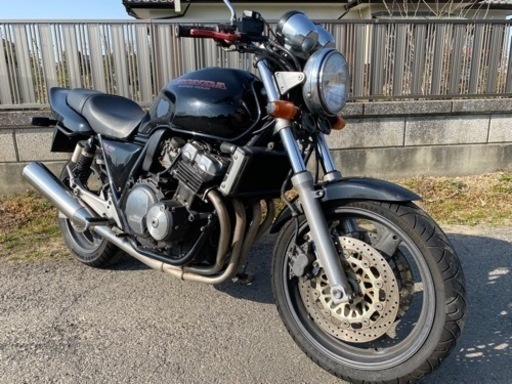 ☆車検長.CB400スーパーフォア.NC31型☆プラグ・エレメント・グリップなど新品交換^_^色々整備で快調！！400ccネイキッドバイク☆