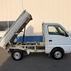 【コミコミ価格】平成8年式 スズキ キャリイトラック 金太郎ダンプ三方開☆V-DD51B 660cc パートタイム4WD☆走行7万キロ台 フロア4速MT☆現状渡し 中古!! -3797の画像