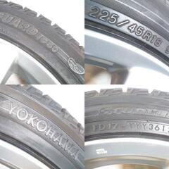 冬 マツダ RX-8純正【富山】マツダ純正 RX8純正 18インチ アルミ RX-8 冬 スタッドレス 225/45R18 ヨコハマ アイスガード 中古4本 車検対応の画像
