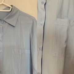 【新品】シャツワンピース オーバーサイズシャツの画像