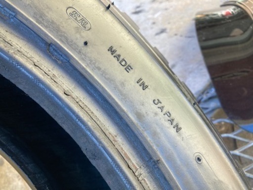 DUNLOP 6.00r16  下駄タイヤ　2本のタイヤのみ