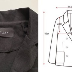 【新品】リネンクロップジャケットの画像