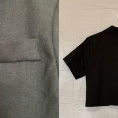 【新品】リネンクロップジャケットの画像