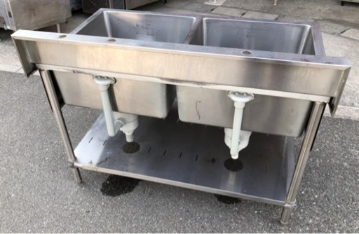 ⭐︎中古品　マルゼン　2槽シンク　1200×750×800mm　厨房機器⭐︎