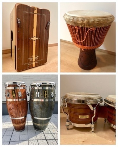 パーカッション（打楽器）基礎講座（ジャンベ・カホン ・コンガ etc