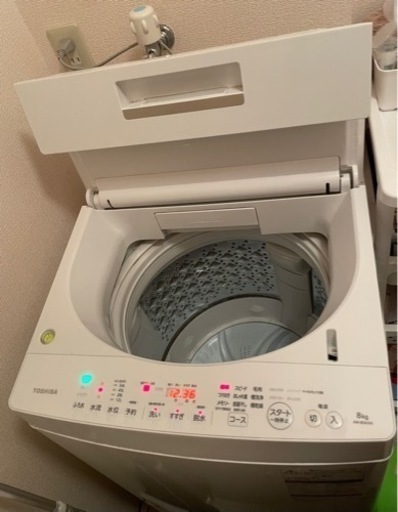 受取予定者決定　東芝　洗濯機