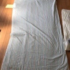枕　敷布団、敷布団カバー（夏冬2枚）毛布1枚　タオルケット3枚セットの画像