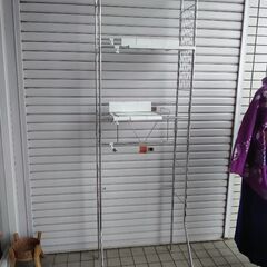 洗濯機ラック(金属) 高級タイプの画像