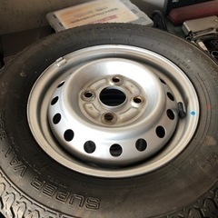 12インチ　キャリー純正　タイヤ、ホイールセット　バリ溝の画像