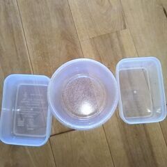 プラスチックタッパー手のひらサイズ