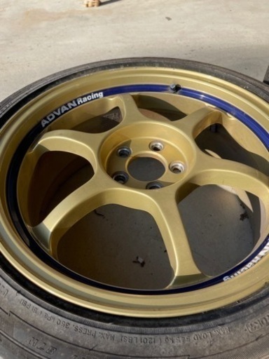 ADVAN RG 17インチ 7.5J 5H/100 +48 ホイール４本