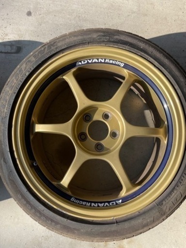 ADVAN RG 17インチ 7.5J 5H/100 +48 ホイール４本