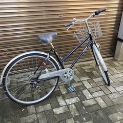 （売却済）自転車　変速付　通学用に