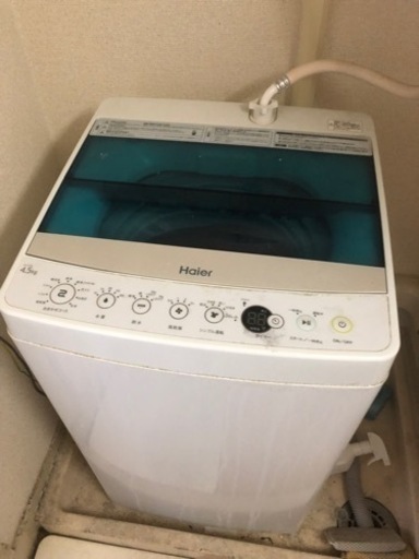 (754W1)*2019年製■ハイアール 4.5kg 洗濯機 JW-C45M