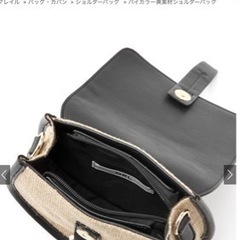 ✨新品✨バイカラー　ショルダーバックの画像